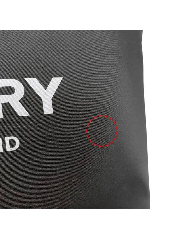 80262331 Logo Print Nylon Tote Bag Strap