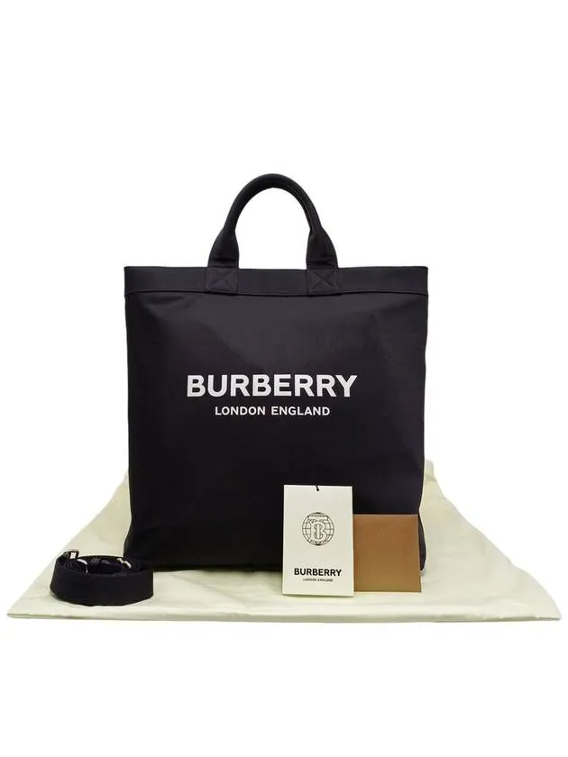 80262331 Logo Print Nylon Tote Bag Strap