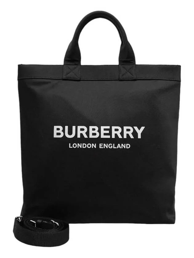 80262331 Logo Print Nylon Tote Bag Strap