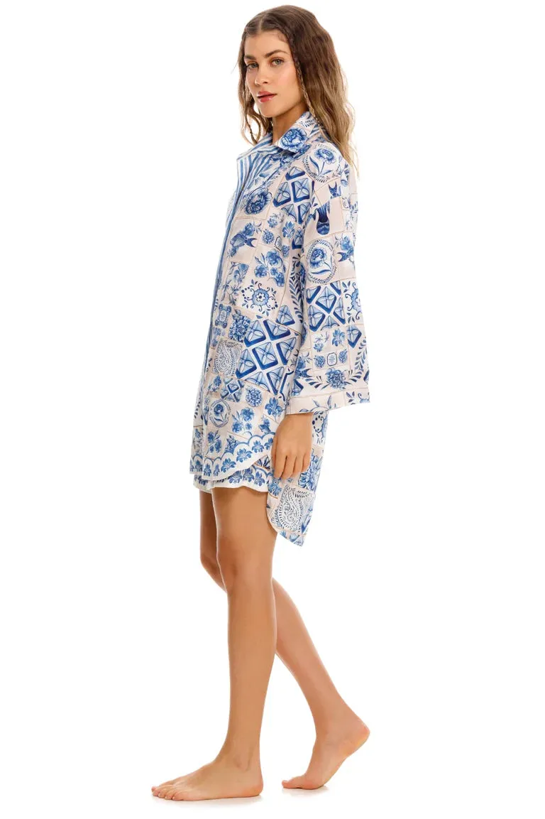 Agua Bendita Chrissy Azure Shirt