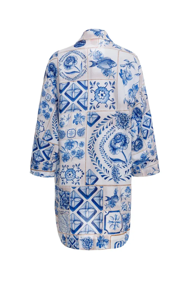 Agua Bendita Chrissy Azure Shirt