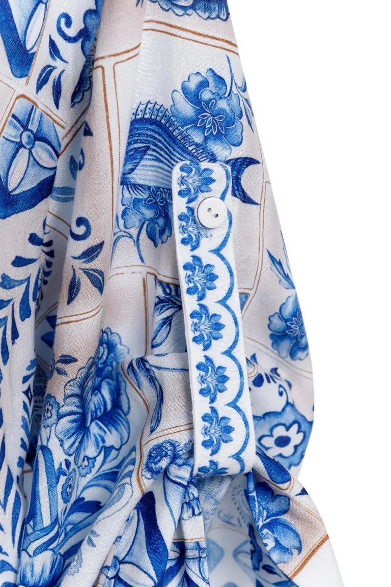 Agua Bendita Chrissy Azure Shirt