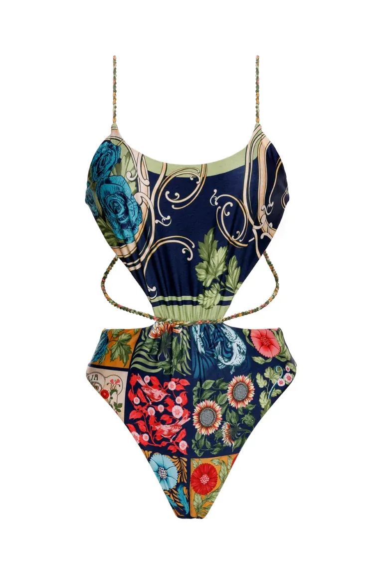 Agua Bendita Nadine Harvest One Piece Swimsuit