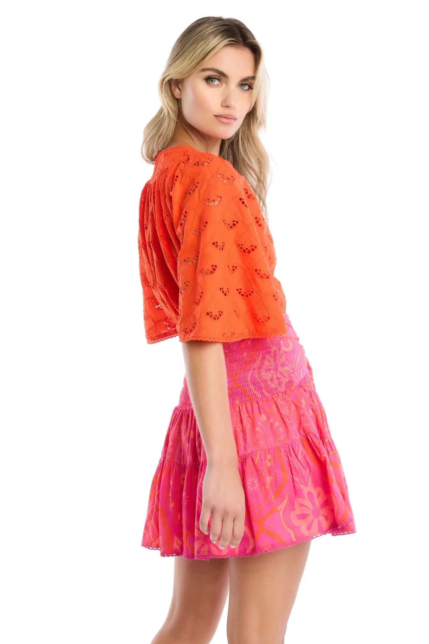 Allison New York Freda Top - Cherry Tomato