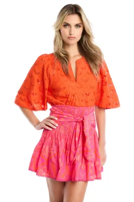 Allison New York Freda Top - Cherry Tomato