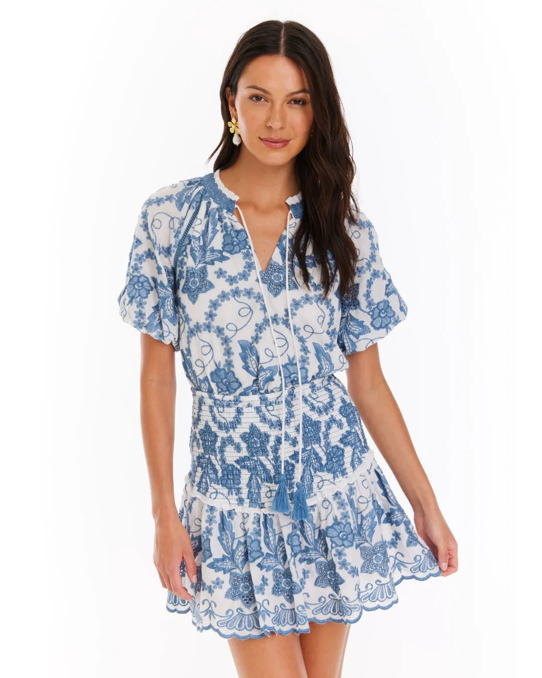 Allison New York Josephine Top - Coronet Blue