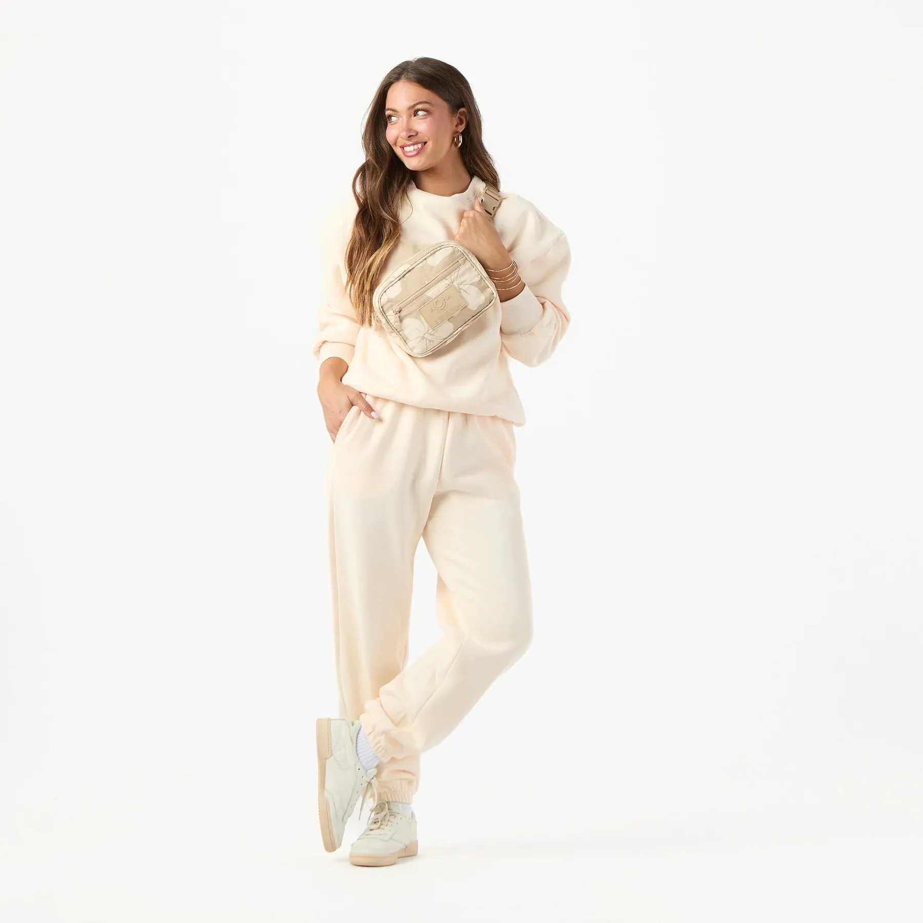 Aloha Collection Hana Hou Keep It Light Hip Pack - Creme On Dune