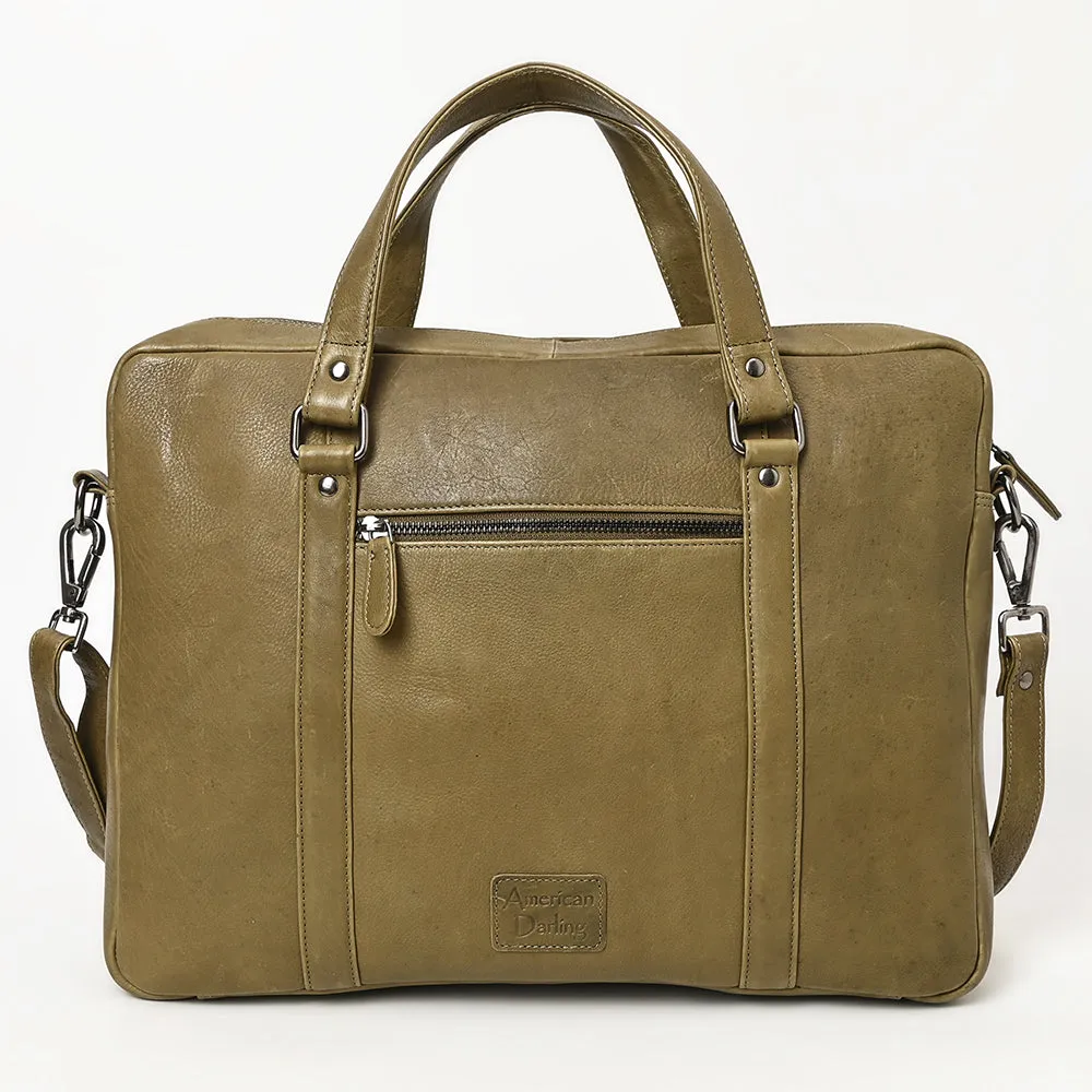 American Darling Briefcase Genuine Leather Women Bag Western Handbag Purse