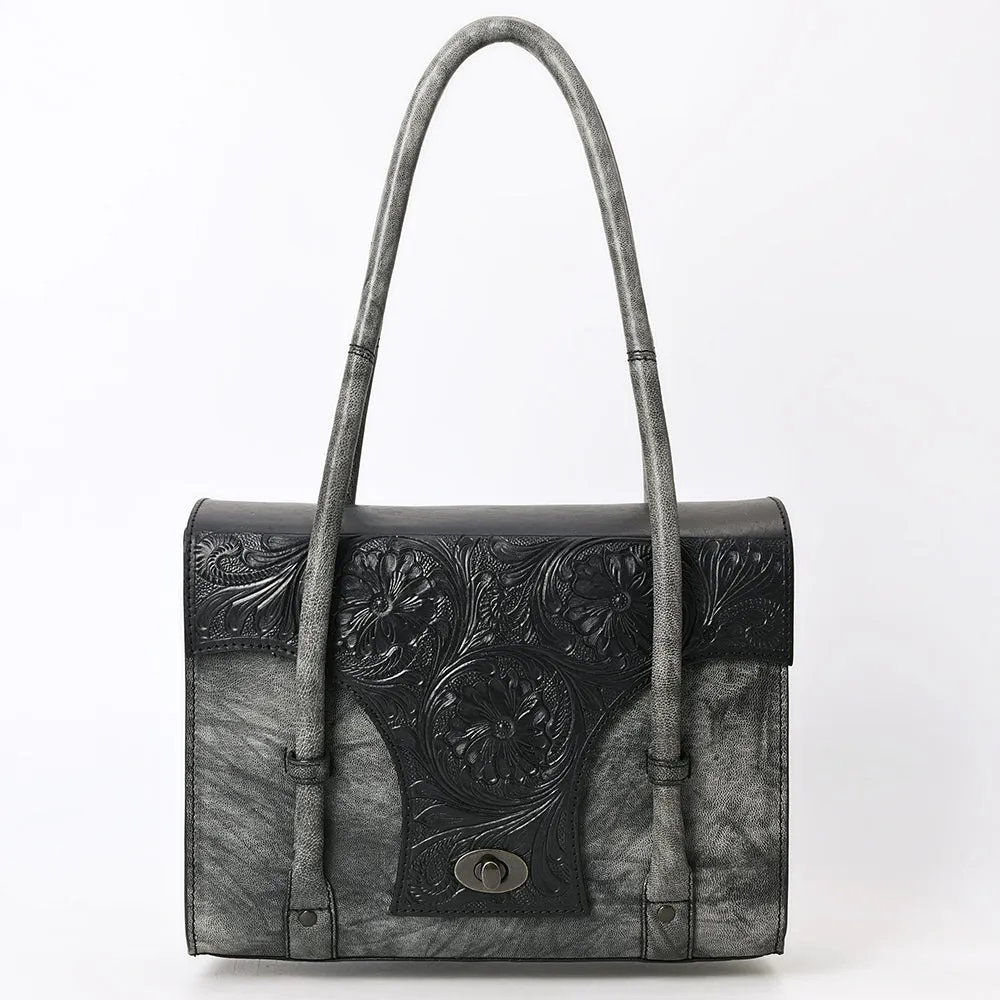 American Darling Briefcase Hand Tooled Hair-on Genuine Leather women bag western handbag purse