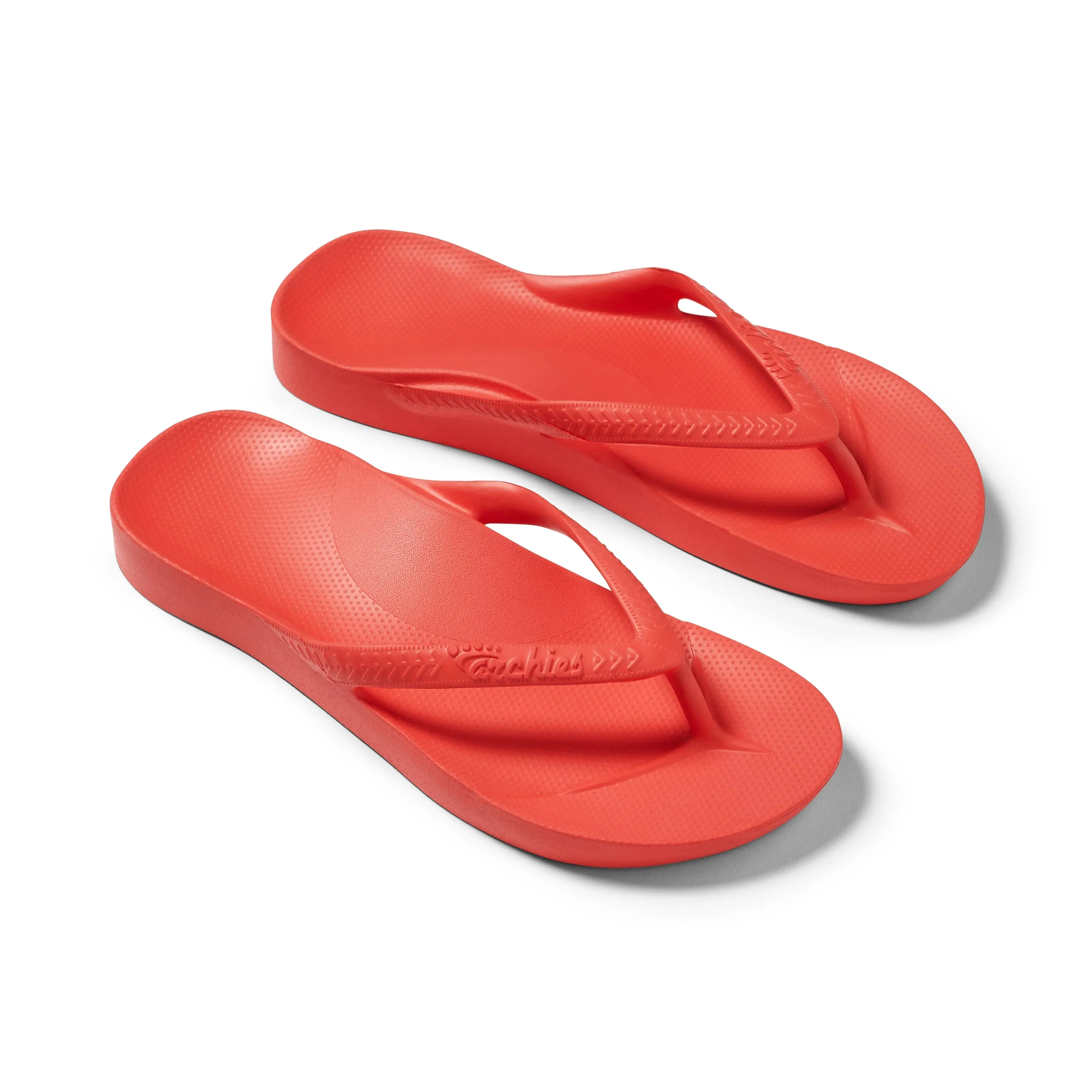 Archies Support Flip Flops - Coral