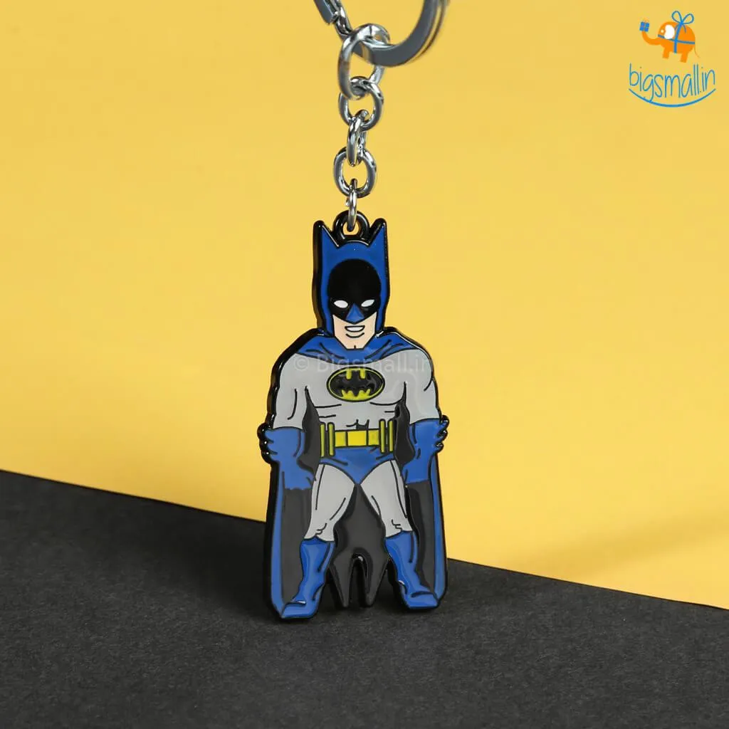 Batman Doodle Metallic Keychain