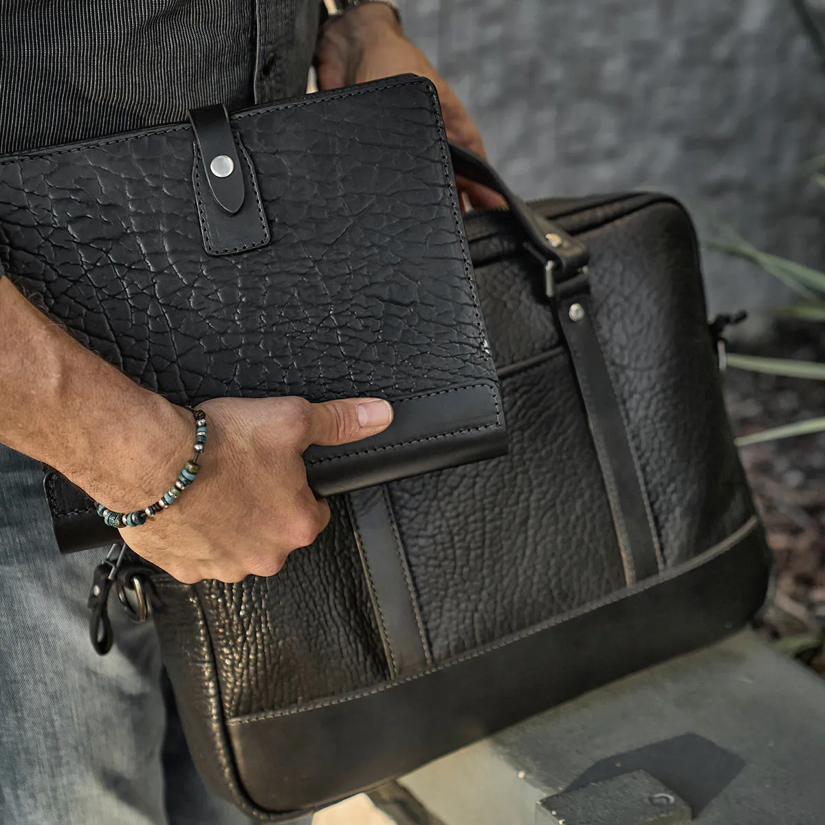 Black Bison Briefcase #551