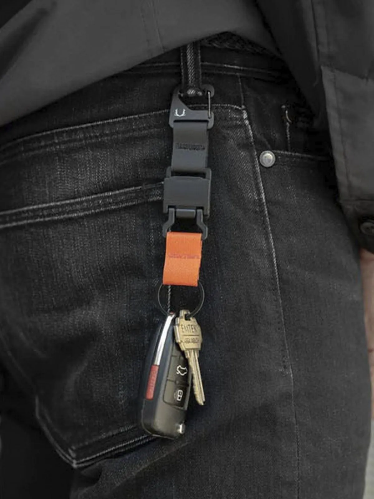Black Ember Magnetic Key Ring