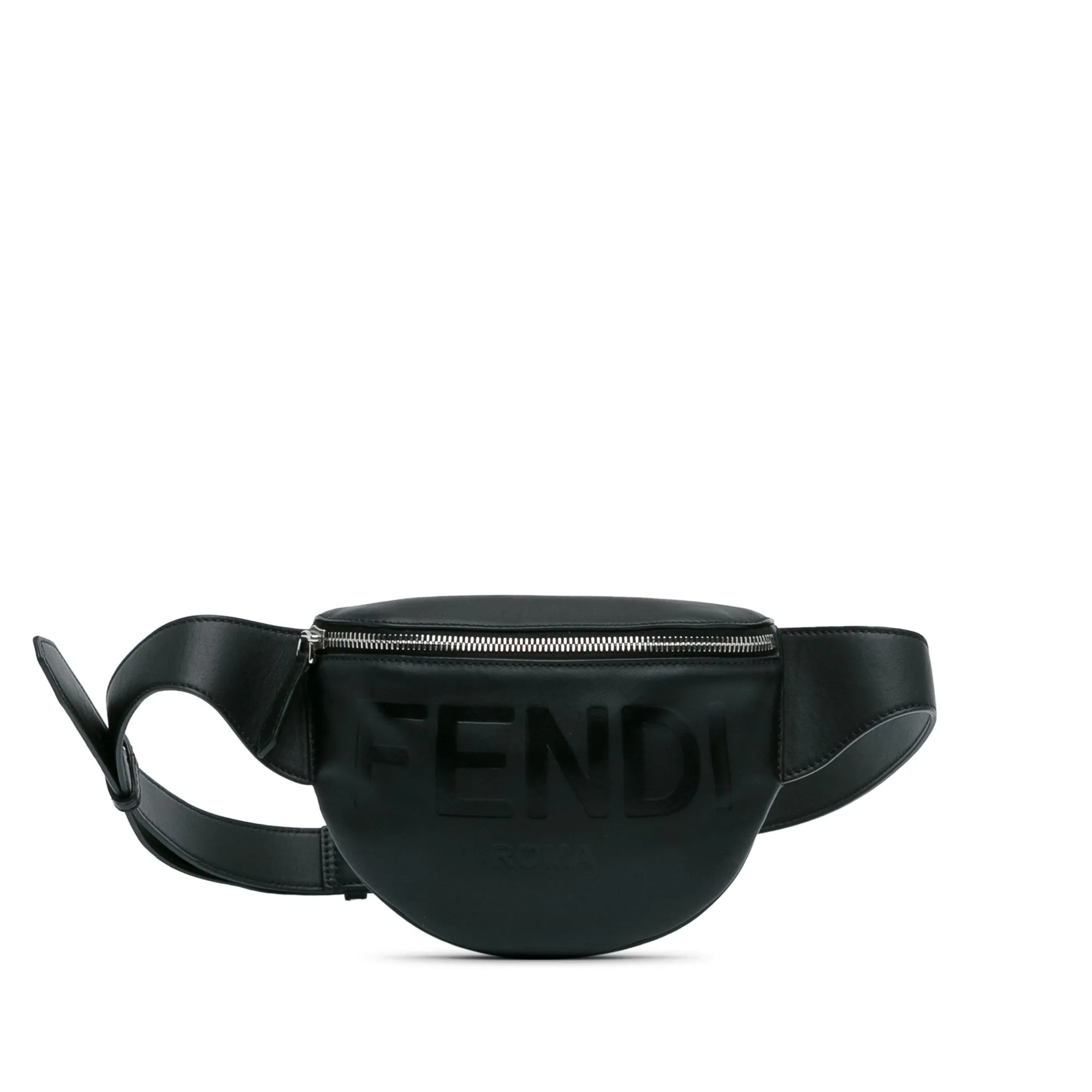 Black Fendi Fendi Logo Belt Bag