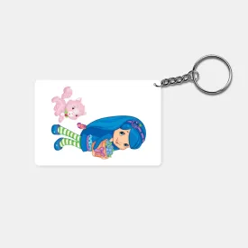 Blueberry Muffin and Custard: Printed Rectangle Keychain