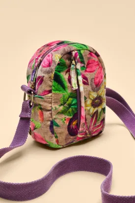 Botanicals Velvet Crossbody Bag