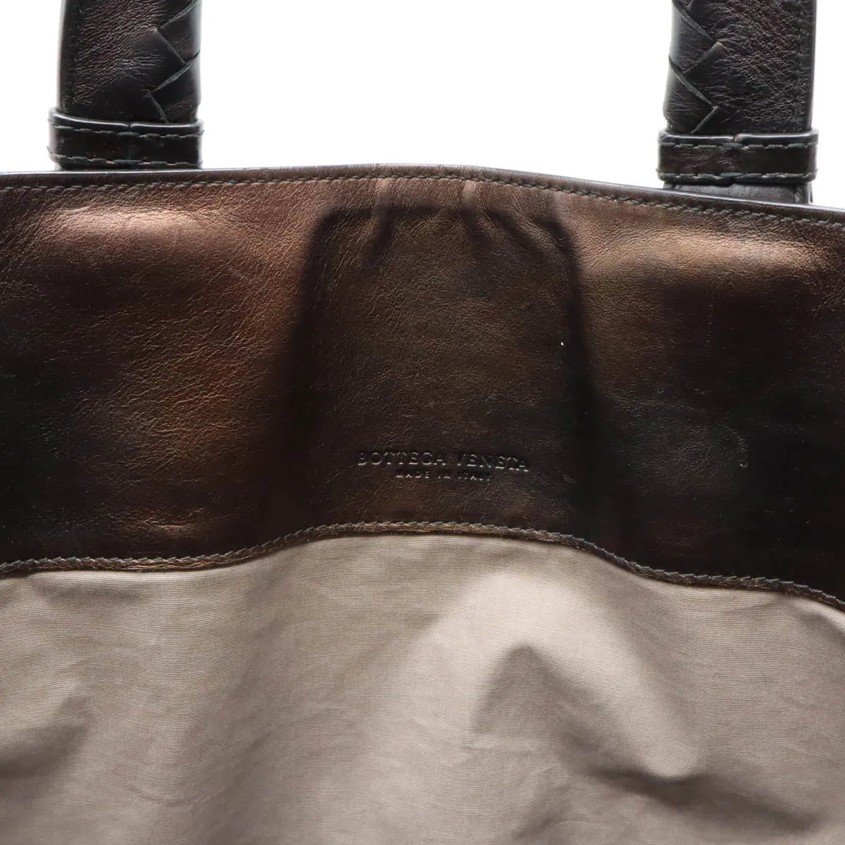 Bottega Veneta Leather Intreccio Tote Bag