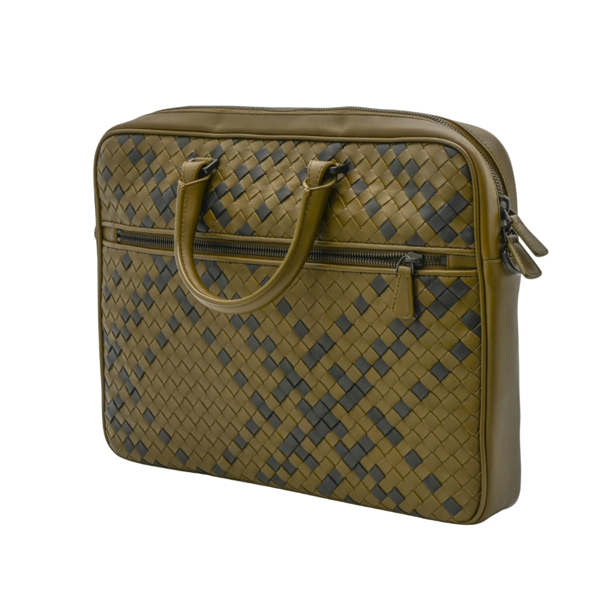 Bottega Veneta Leather Messenger Bag