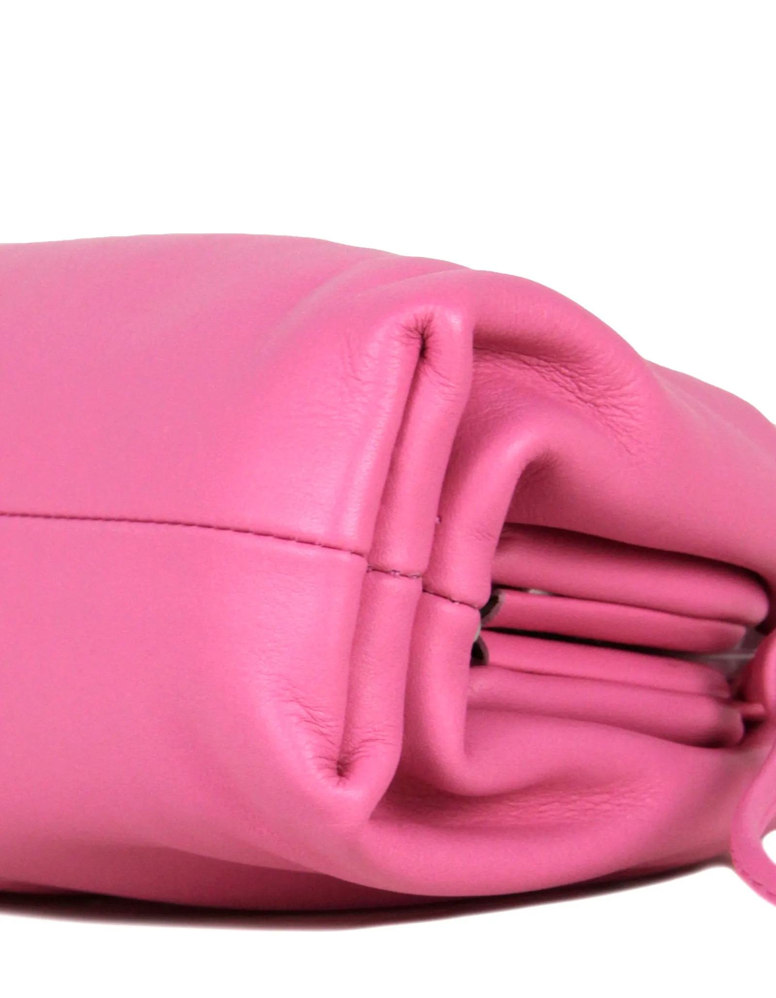 Bottega Veneta Pink Butter Leather The Mini Pouch Crossbody Bag