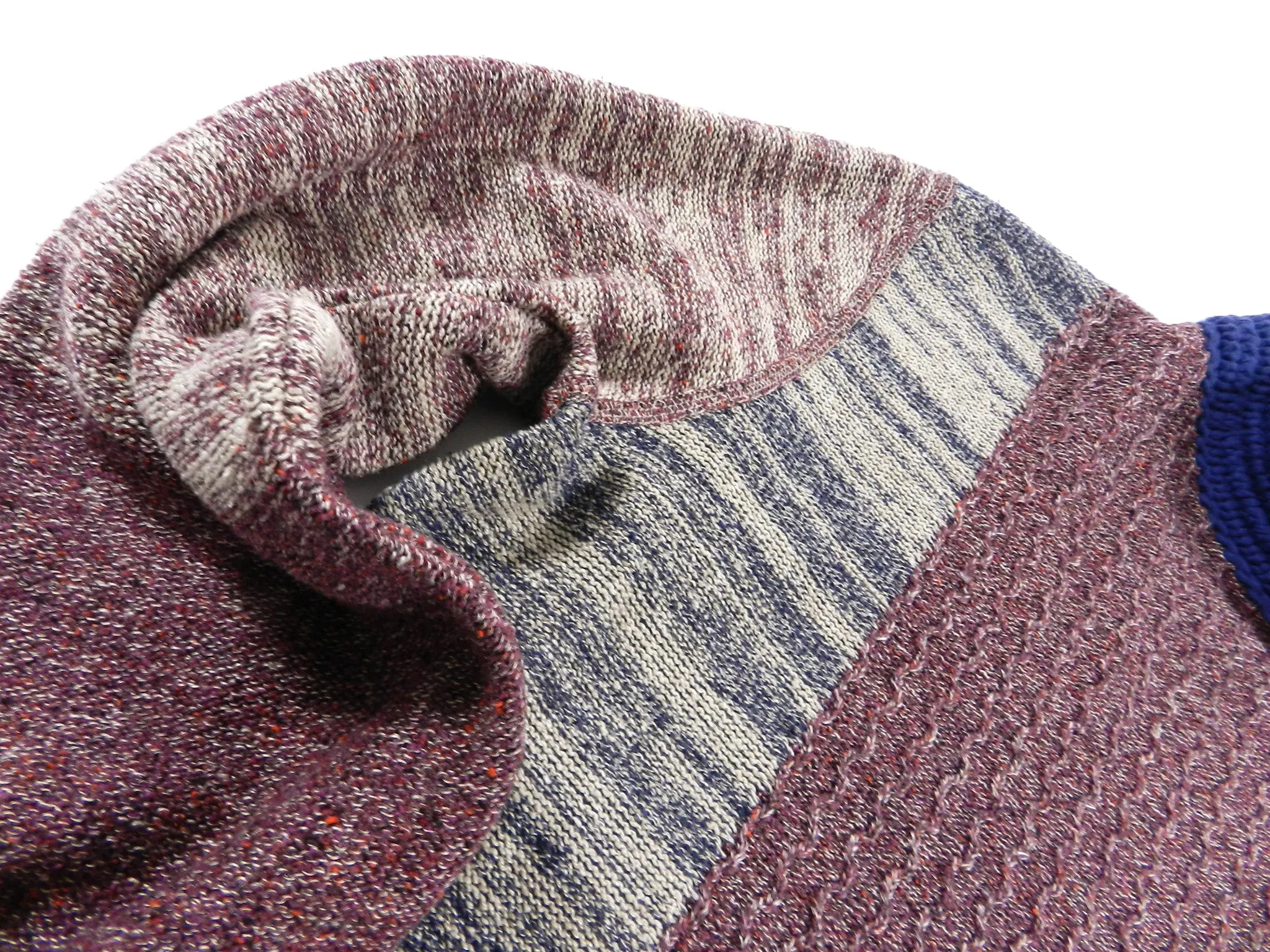 Bottega Veneta Red Heather Multi Colour Knit Sweater - M