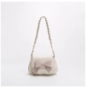 Bow-tie Flap Pocket Shoulder Bag