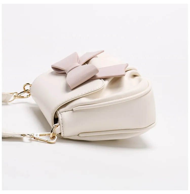 Bow-tie Flap Pocket Shoulder Bag