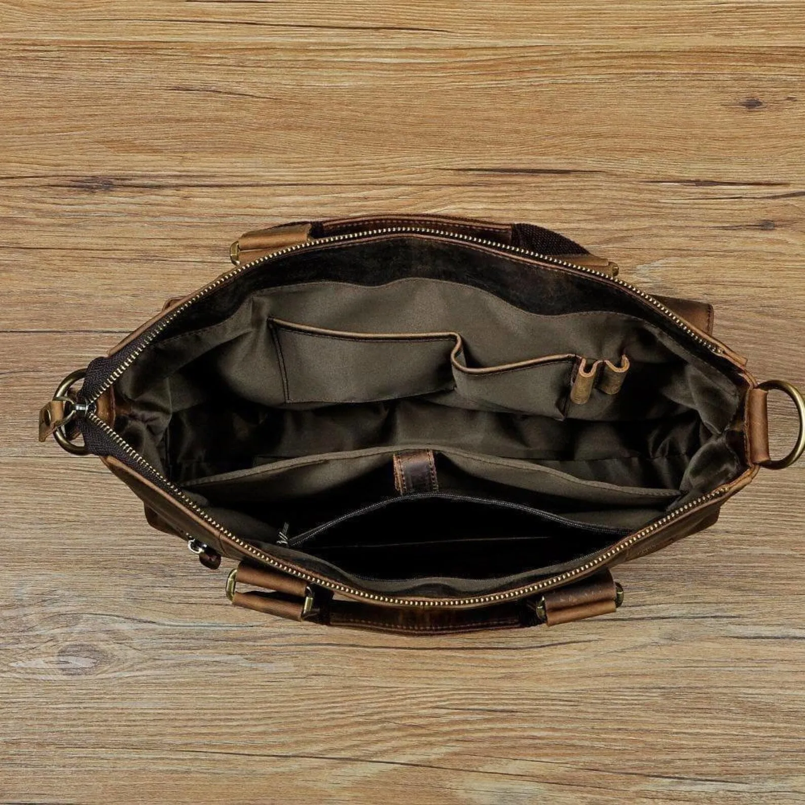 Brown Messenger Bag Leather