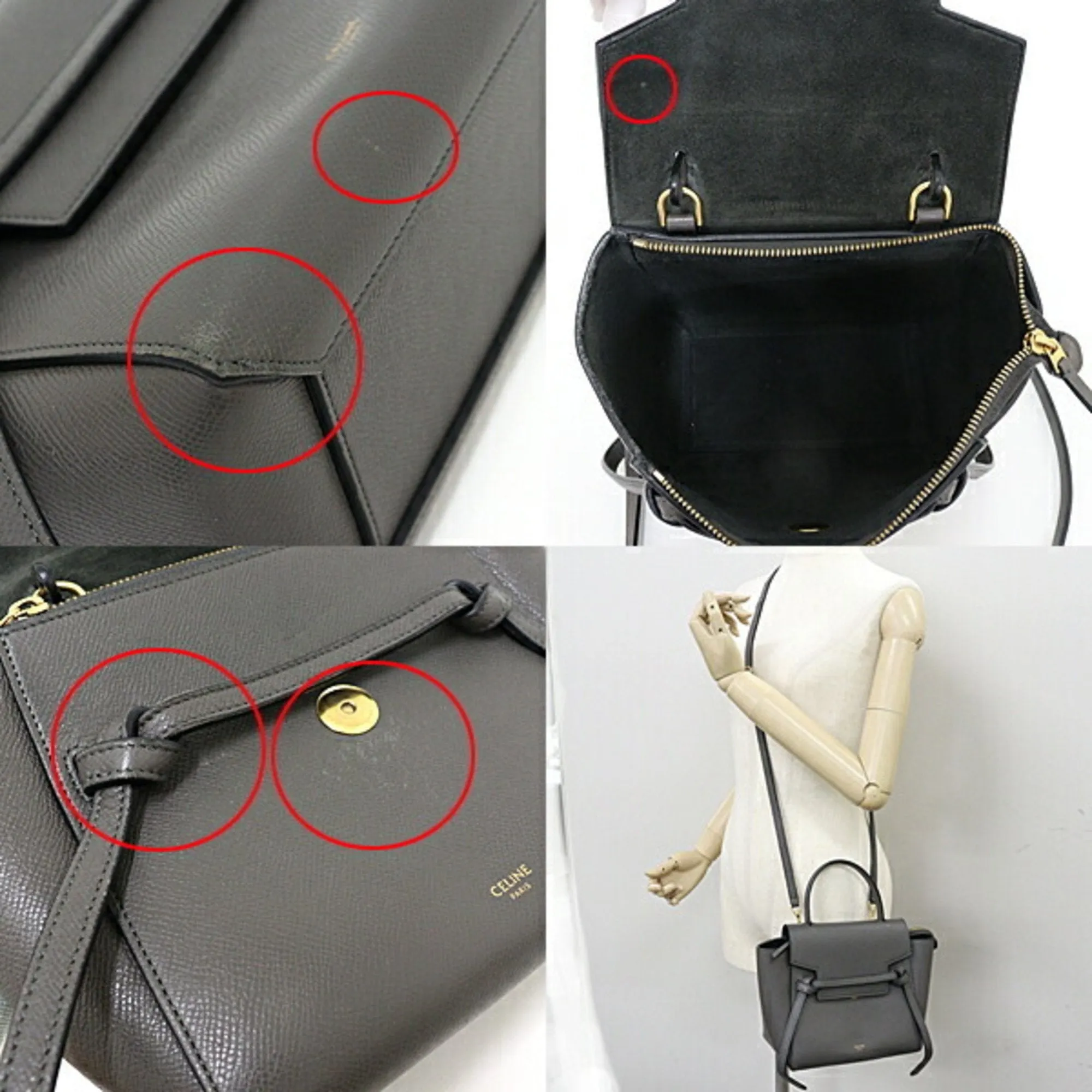 CELINE Belt Handbag