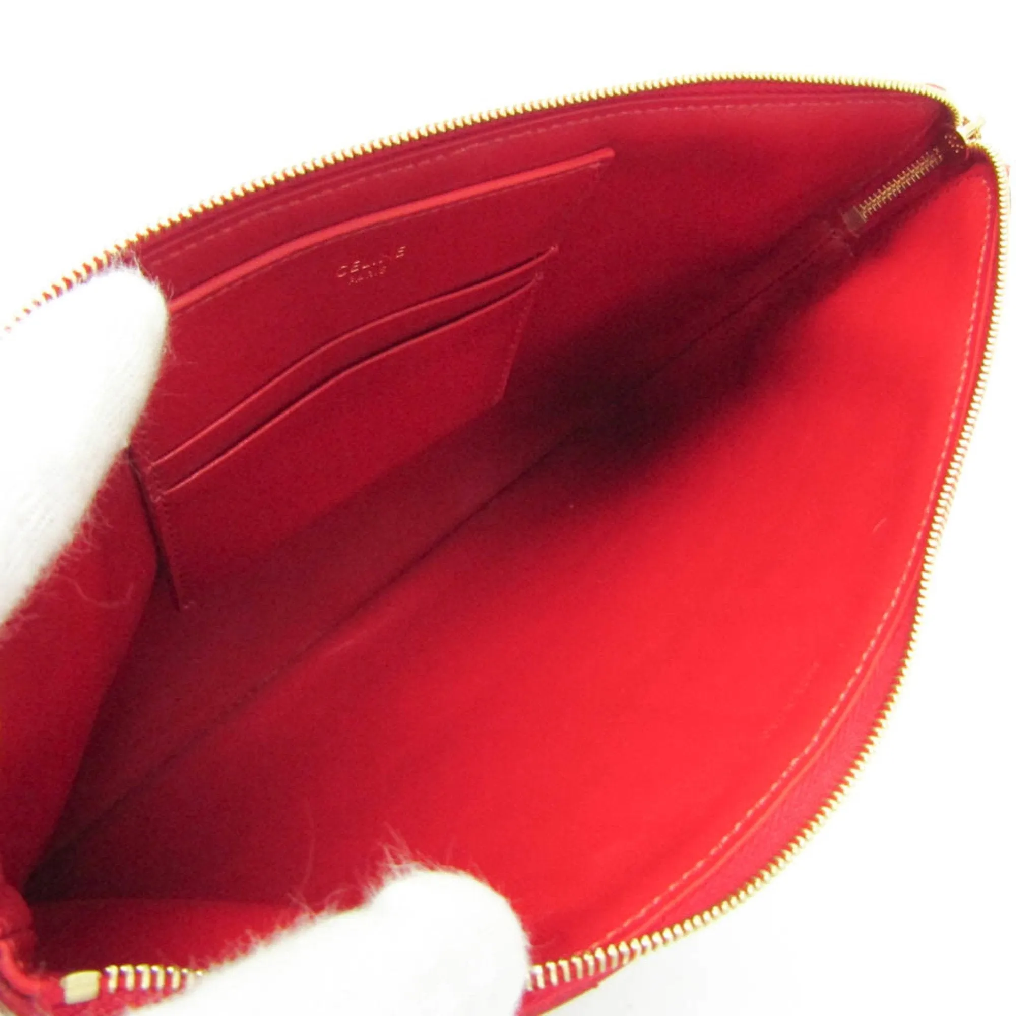 CELINE C charm Clutch Bag