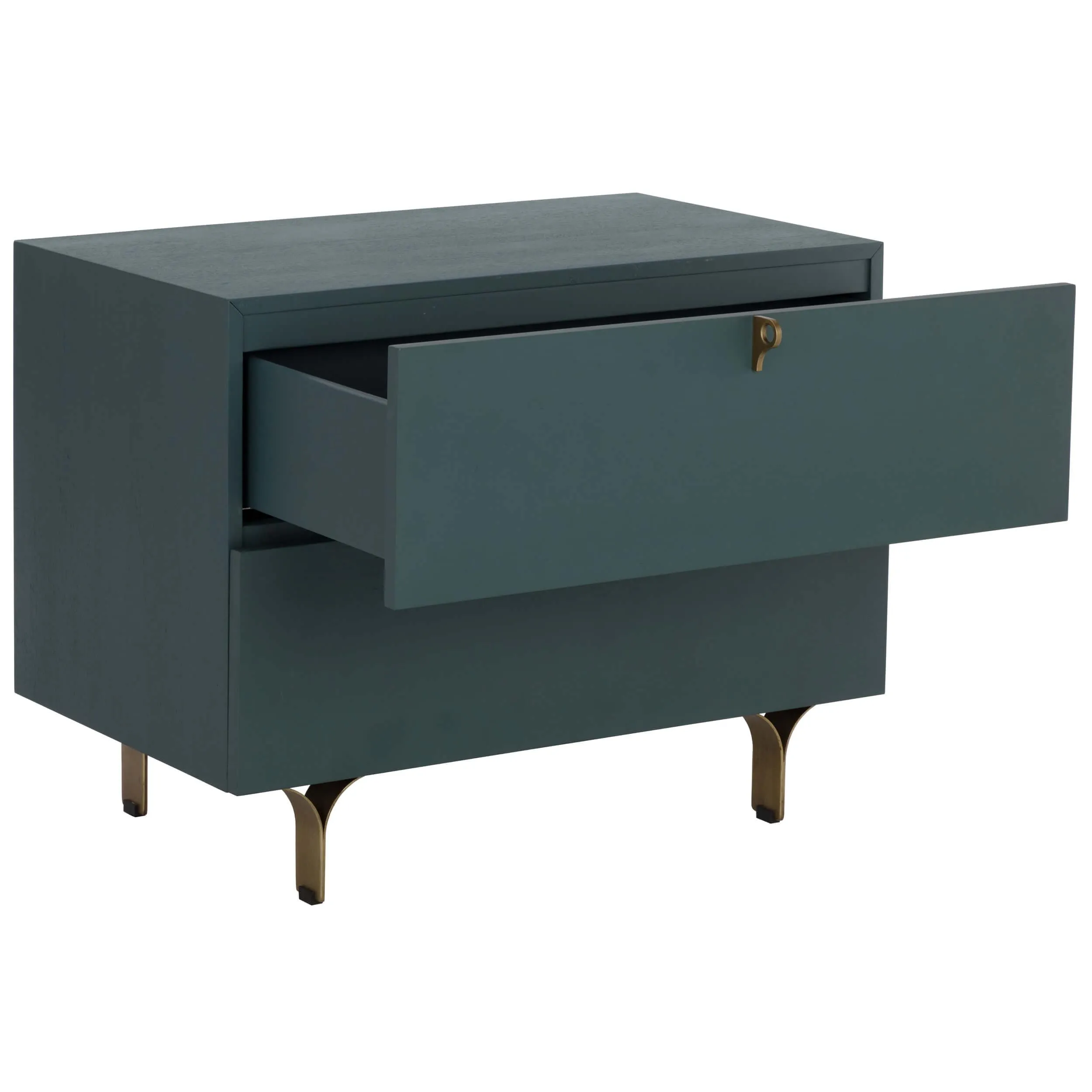 Celine Large Nightstand, Teal