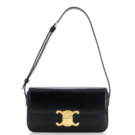 CELINE Triomphe East-West Shoulder Bag Smooth Calfskin