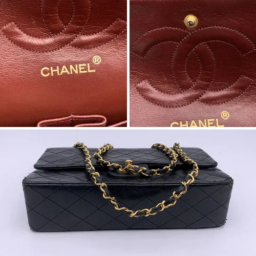CHANEL Bags Errita Black Quilted Timeless Classic 2.55 Shoulder Bag 25 Cm