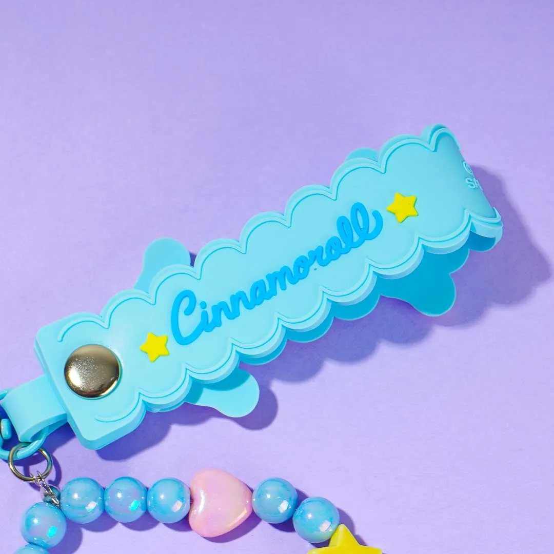 Cinnamoroll Keychain With Beaded Bracelet