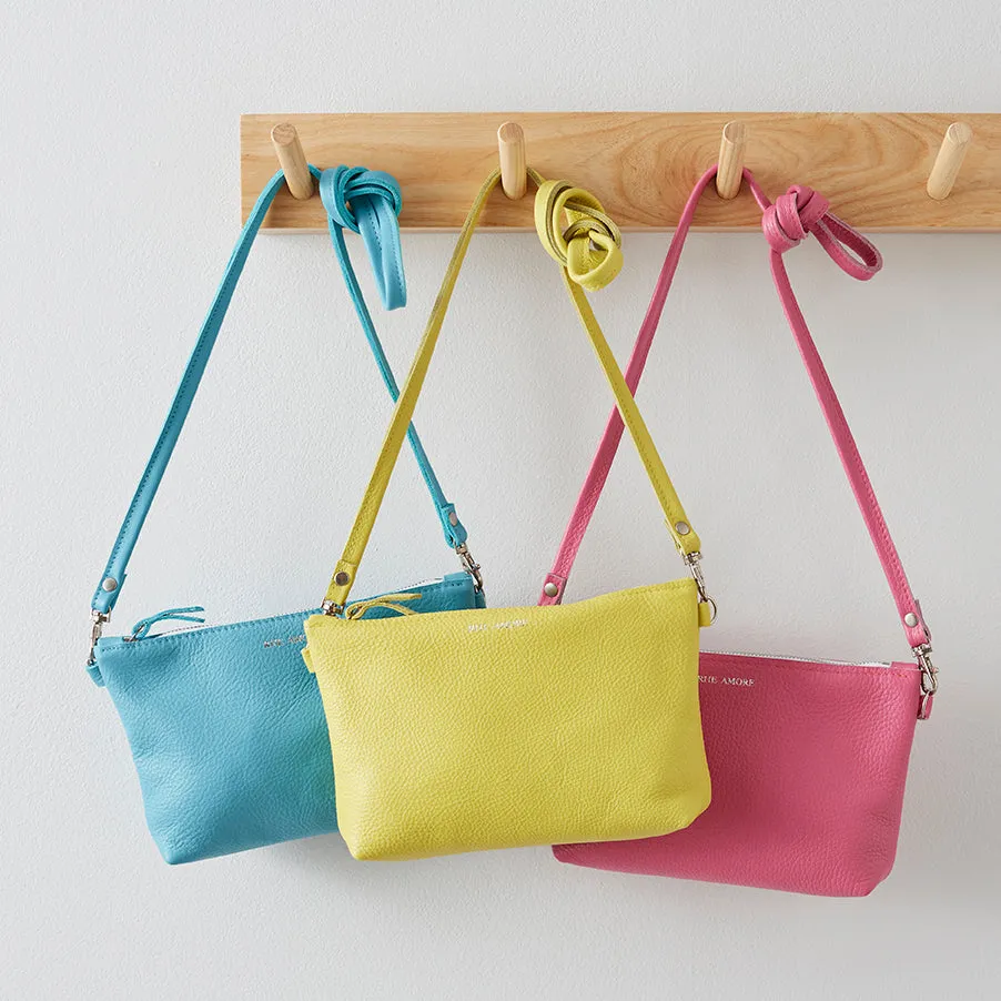 Colourful Leather Crossbody Bag