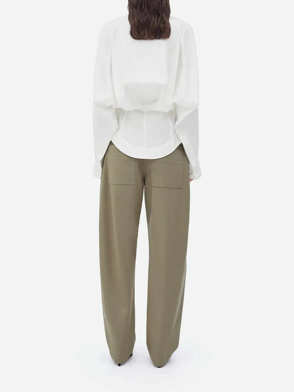 Compact cotton shirt