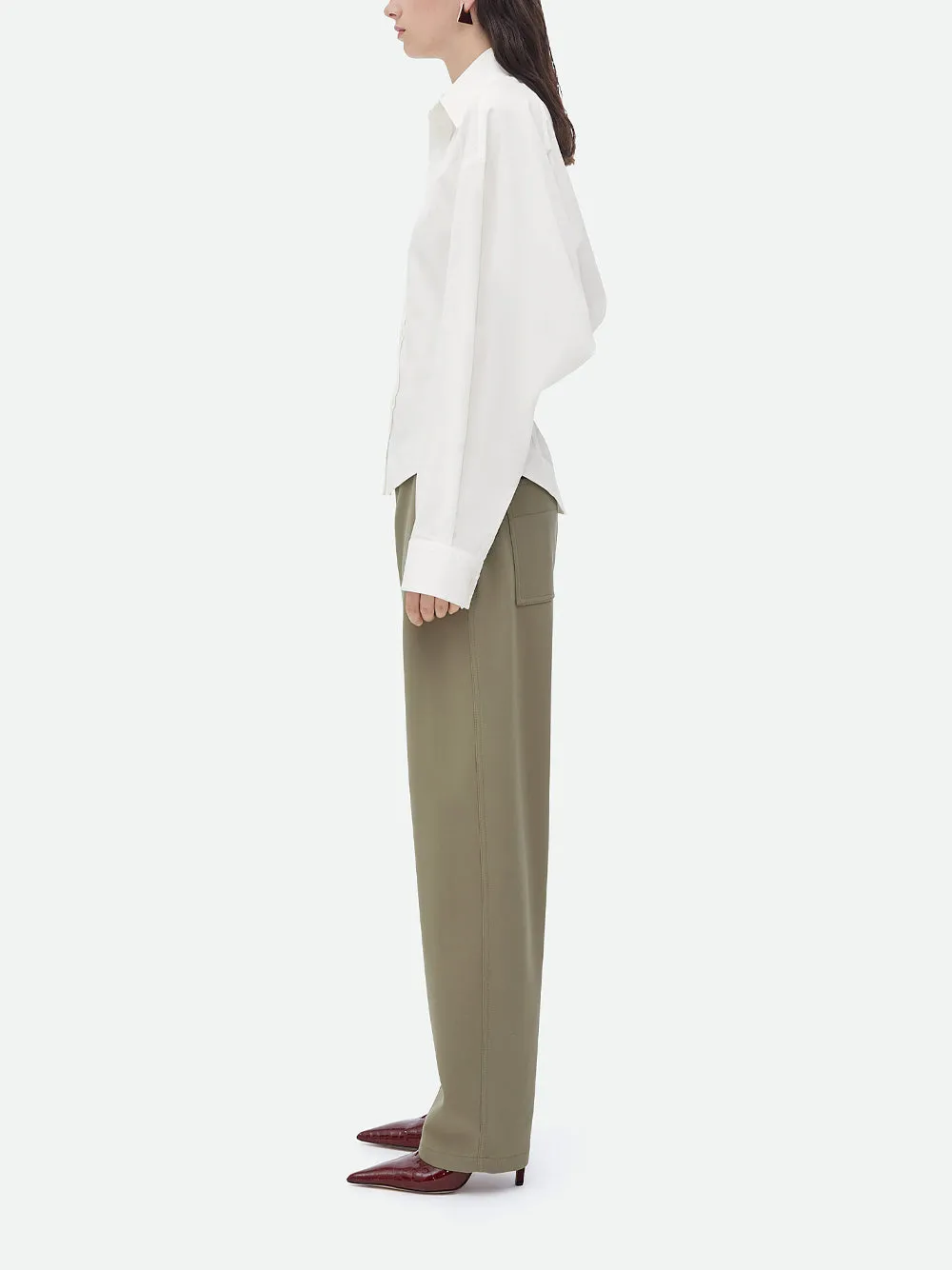 Compact cotton shirt