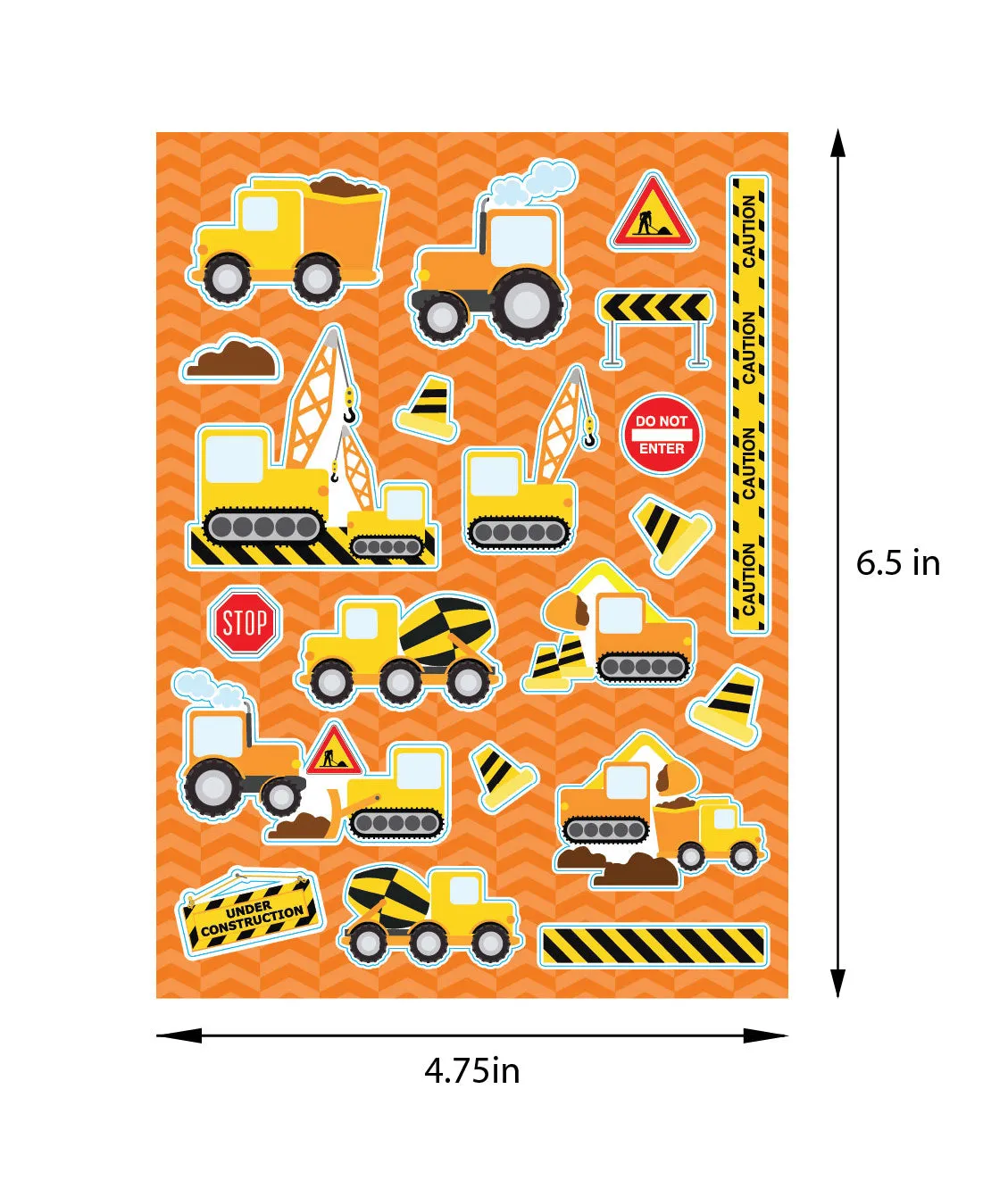 Construction Trucks Party Favor Bundle for 12 Kids