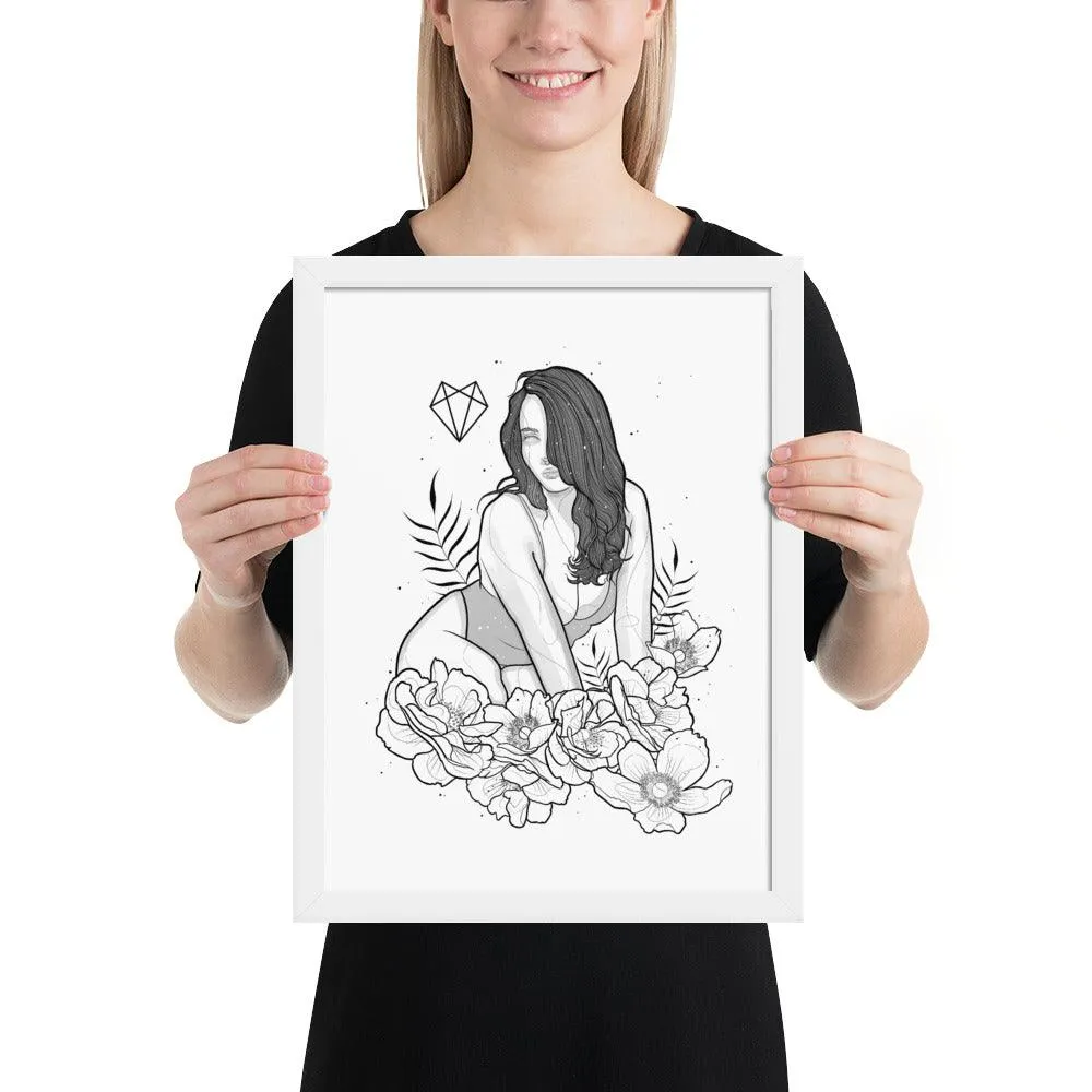 Darkest Vixen Framed Art • Miss Vix