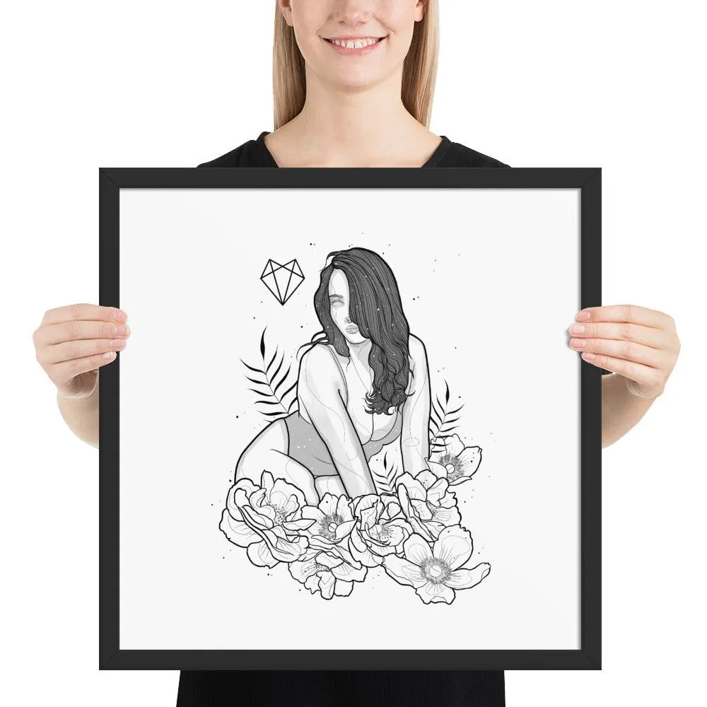 Darkest Vixen Framed Art • Miss Vix