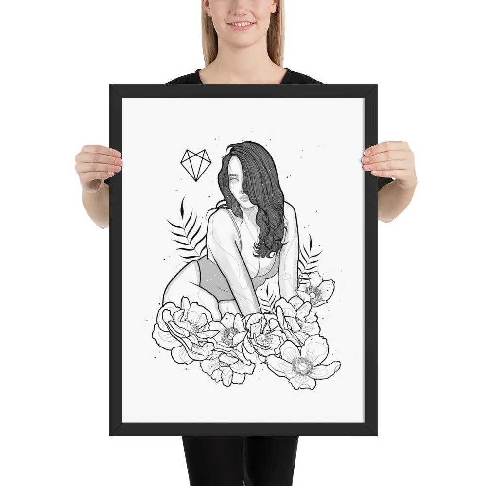 Darkest Vixen Framed Art • Miss Vix