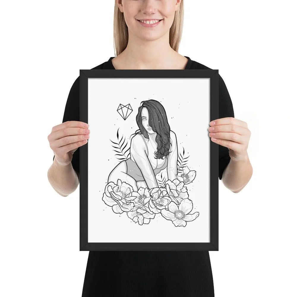 Darkest Vixen Framed Art • Miss Vix
