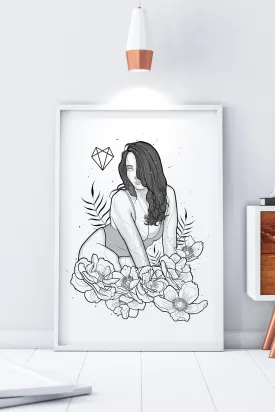Darkest Vixen Framed Art • Miss Vix