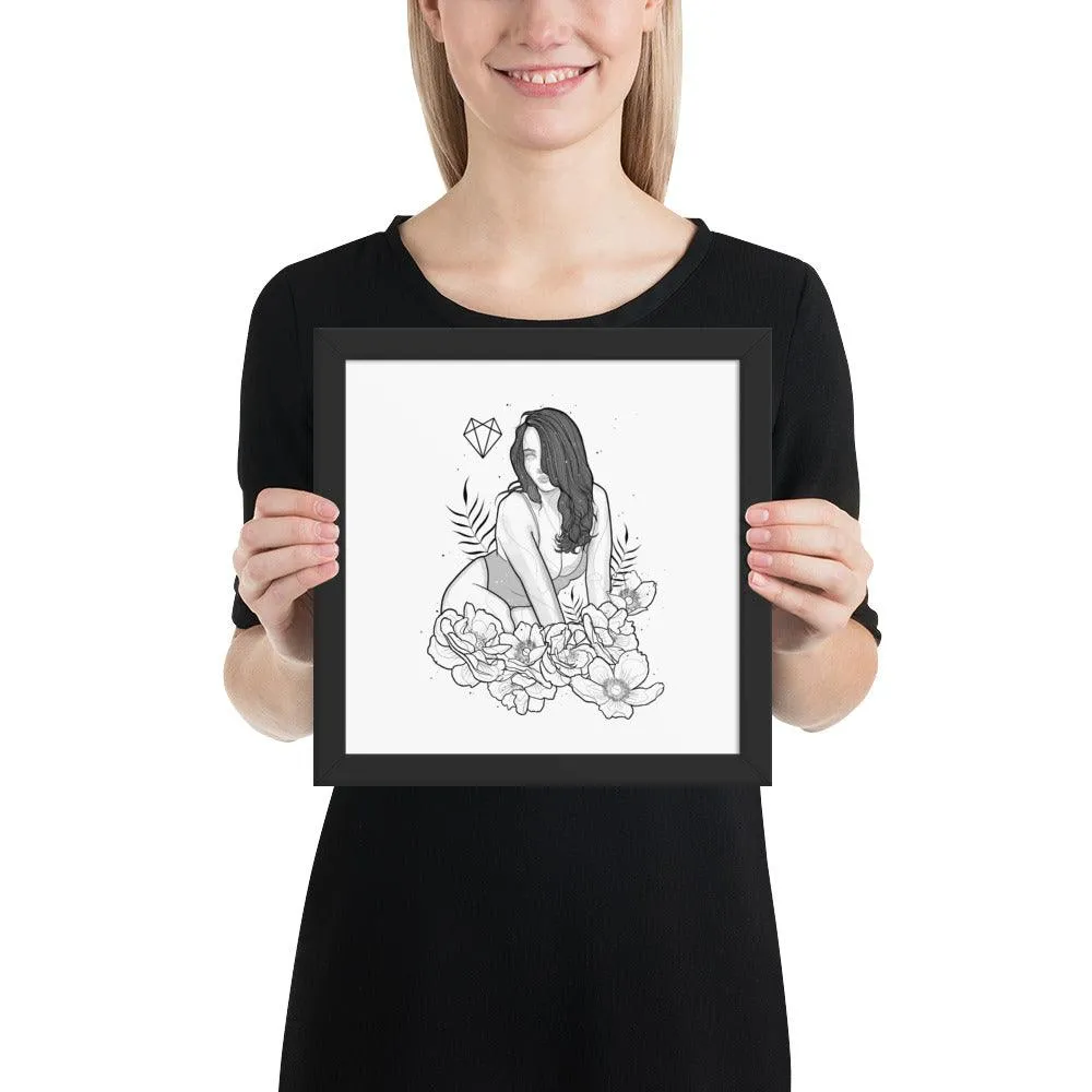 Darkest Vixen Framed Art • Miss Vix