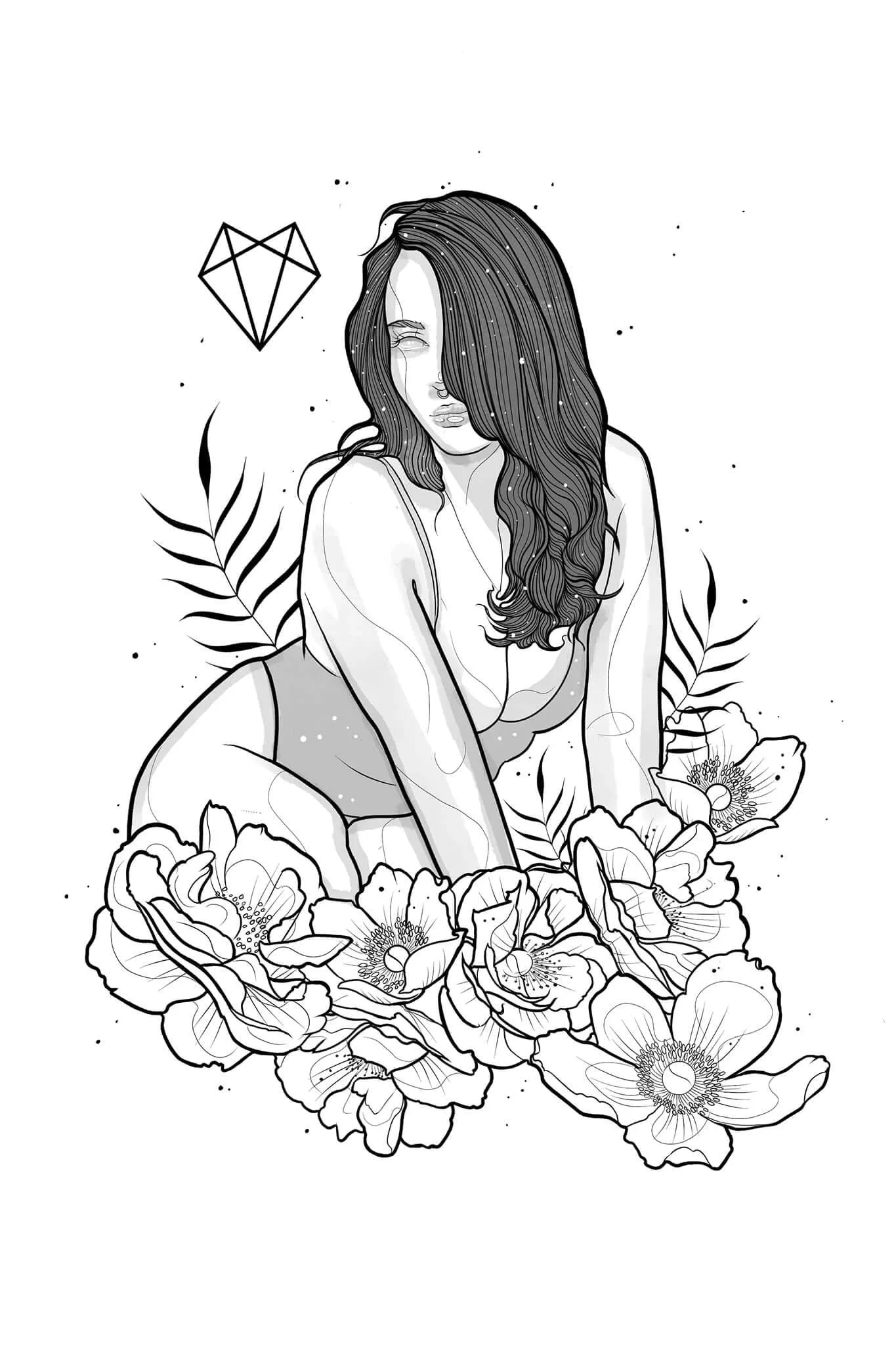 Darkest Vixen Framed Art • Miss Vix