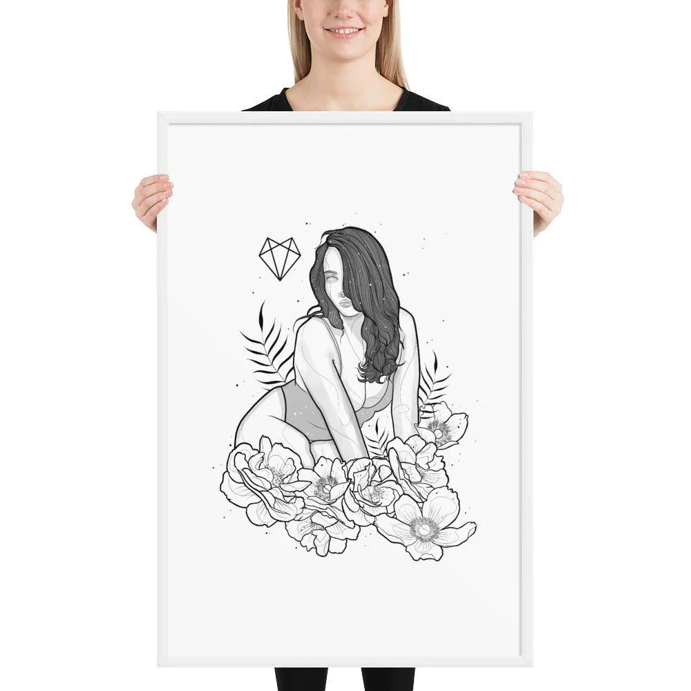 Darkest Vixen Framed Art • Miss Vix