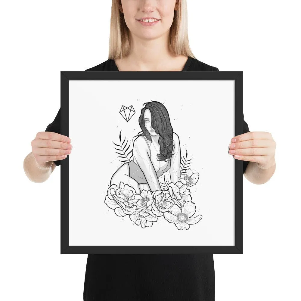 Darkest Vixen Framed Art • Miss Vix