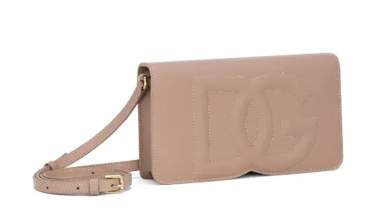DOLCE & GABBANA - DG-logo leather shoulder bag