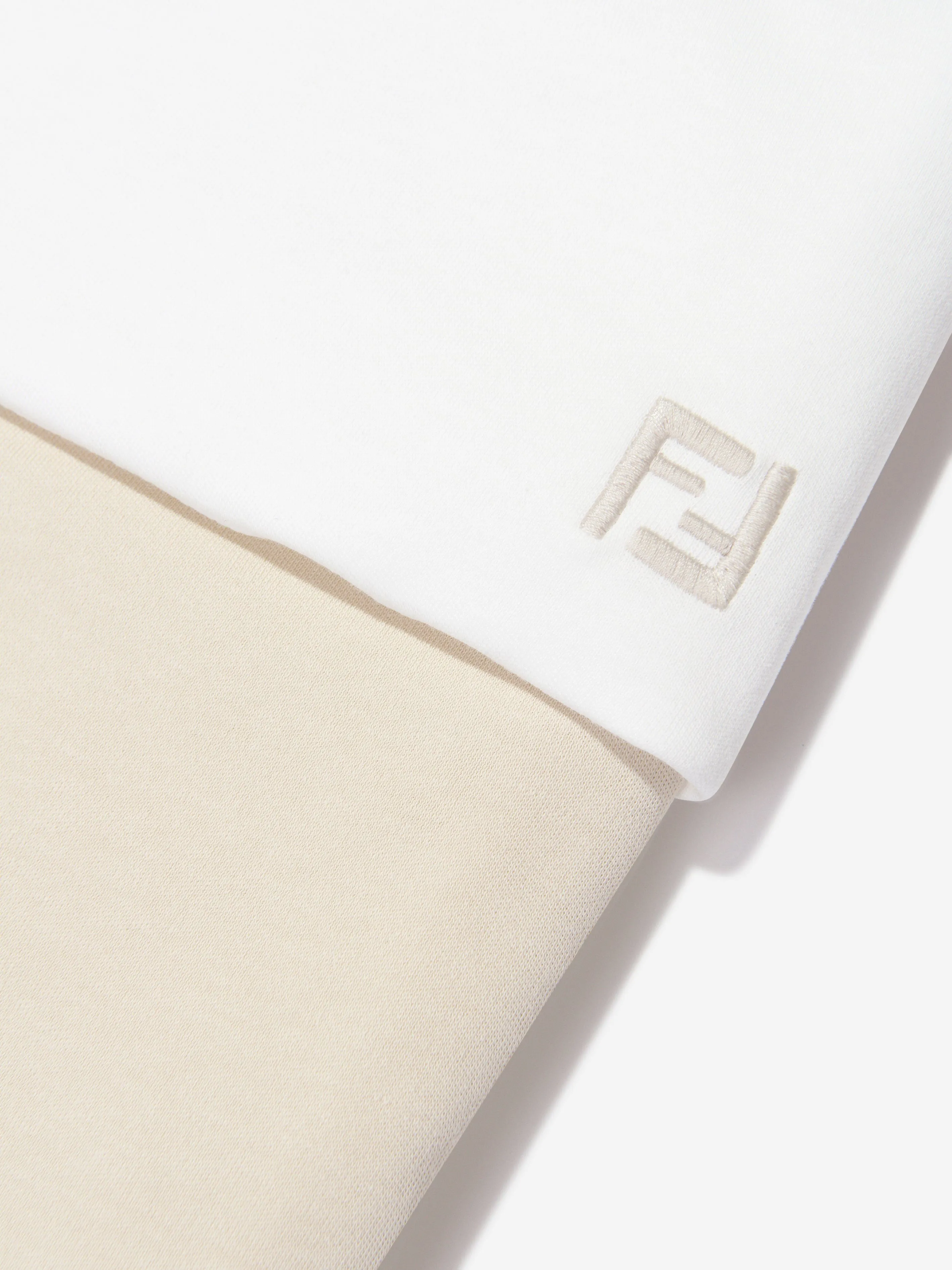 Fendi Baby Logo Nest in Beige