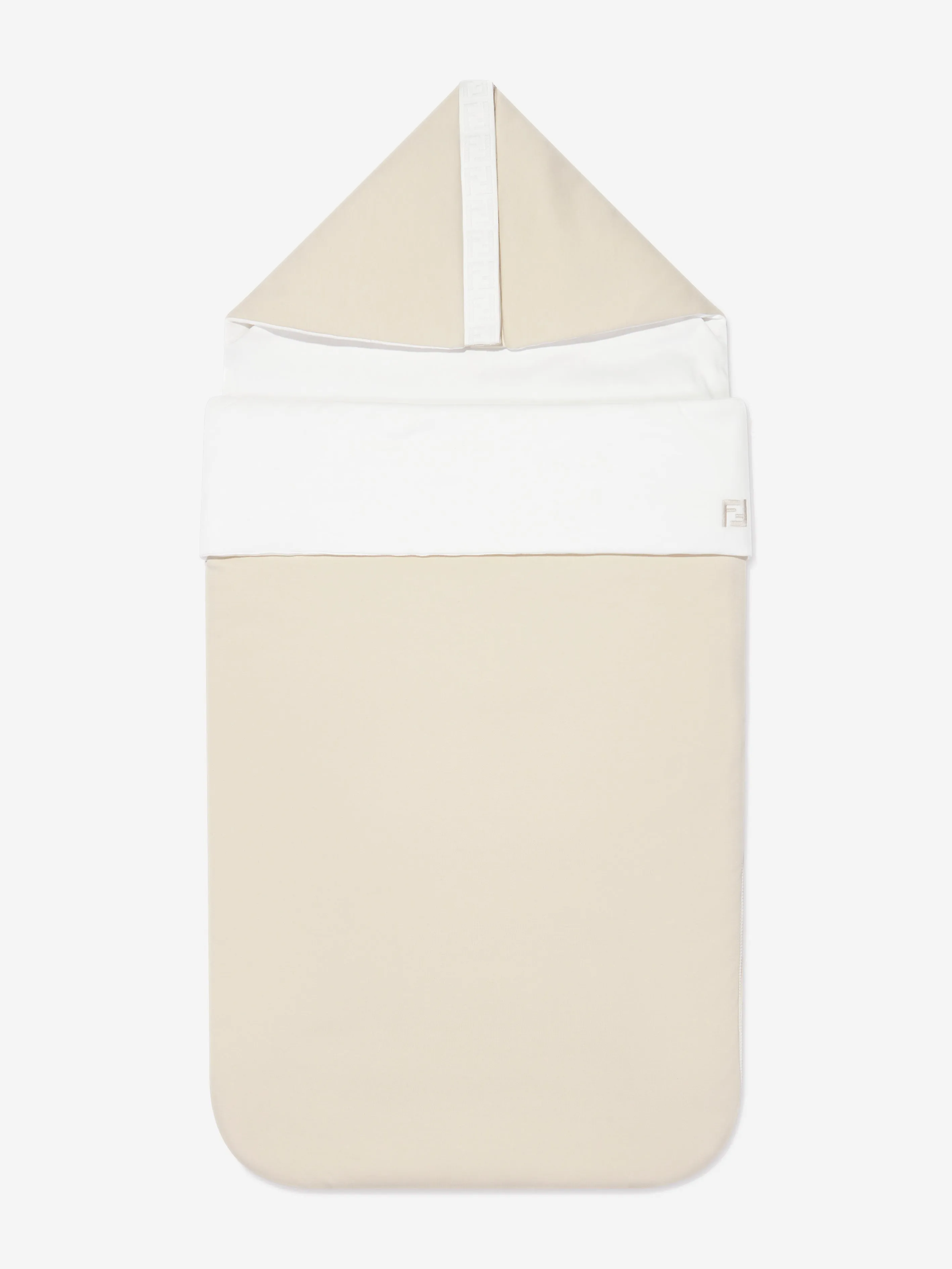 Fendi Baby Logo Nest in Beige