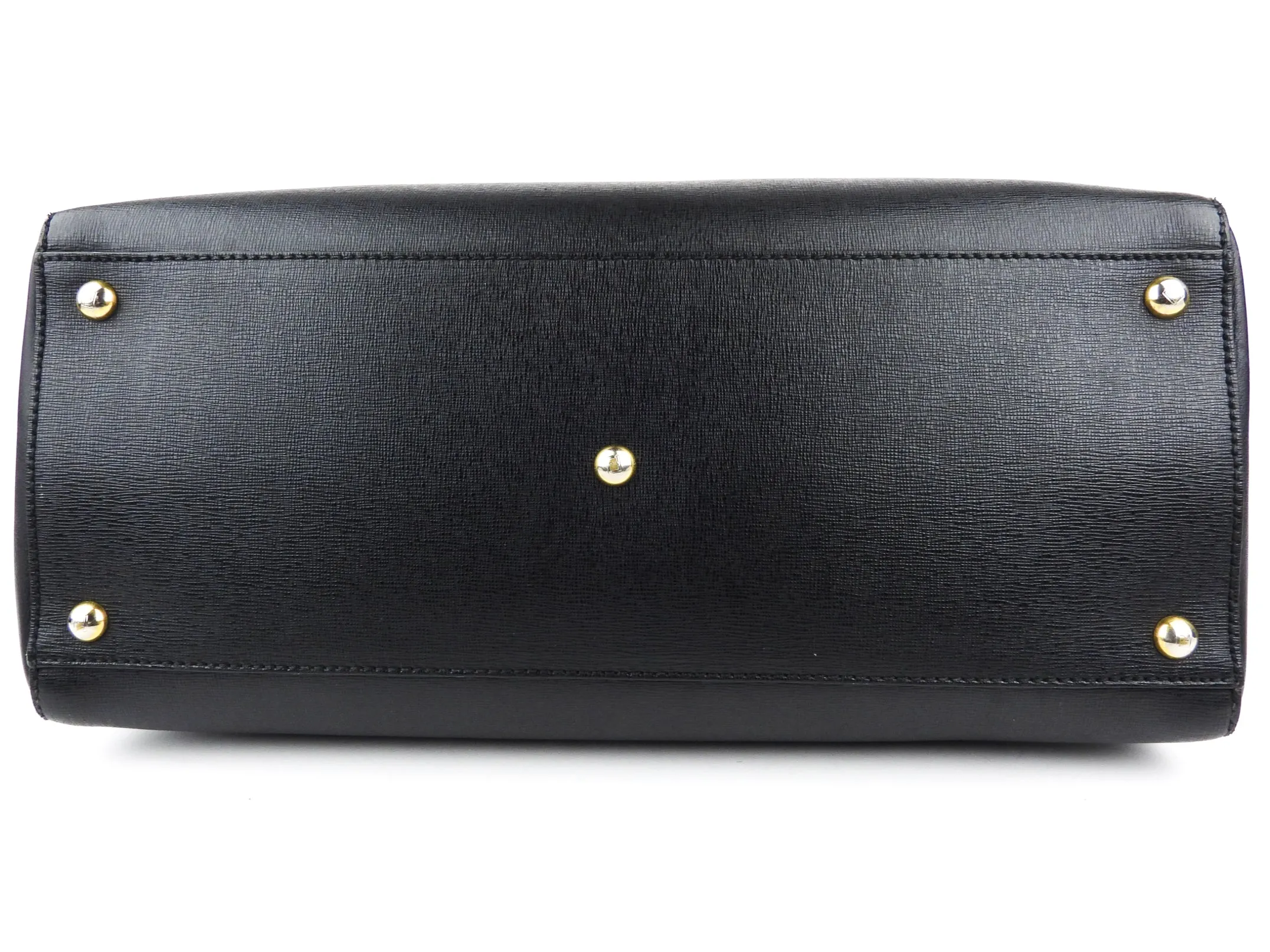 Fendi Black Leather 2Jours Two Way Tote Bag